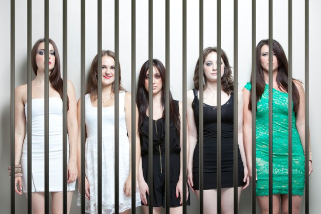Women behind bars